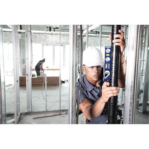 Niveau torpille robuste de s&eacute;rie 250, 9" lo, Aluminium, 4 fioles, Magn&eacute;tique Waymarc Industries Inc