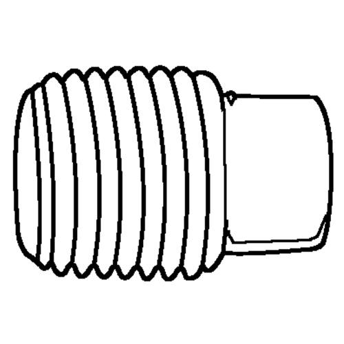 Bouchon de tuyau (t&ecirc;te carr&eacute;e), 1/8" dia., Laiton Waymarc Industries Inc