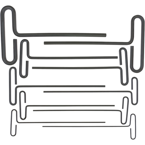 Loop T-Handle Hex Key Set, 10 Pcs., Imperial Waymarc Industries Inc