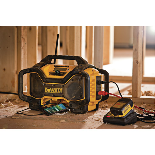 Radio Bluetooth pour le chantier (outil seulement), Lithium-ion, 60V Waymarc Industries Inc