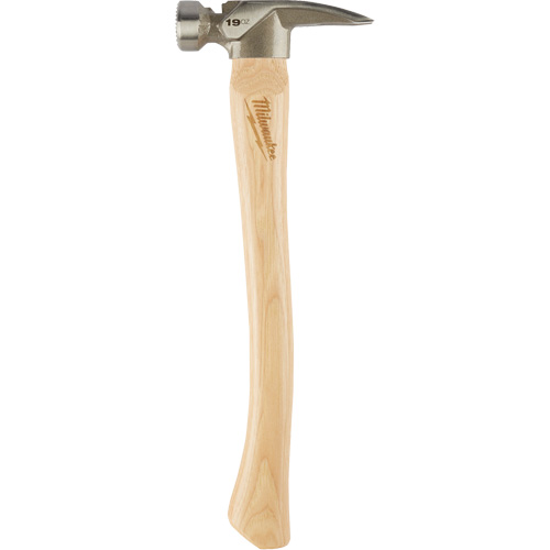 Milled Face Framing Hammer, 19 oz., Wood Handle, 16" L Waymarc Industries Inc