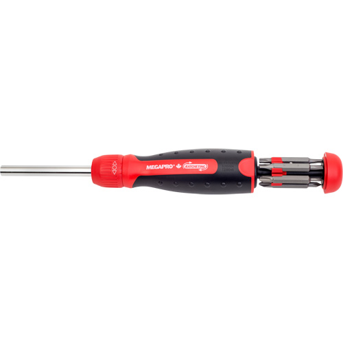 Tournevis &agrave; cliquet inviolable, 8-1/2" lo, Prise Coussin&eacute;e Waymarc Industries Inc