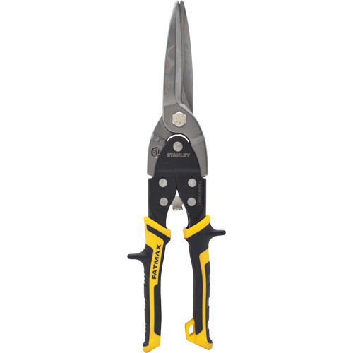 Fatmax&reg; Long Cut Snips, 3-9/50" Cut Length, Straight Cut Waymarc Industries Inc