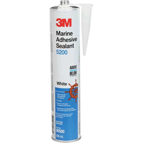 Adh&eacute;sif &eacute;tanche de calibre marin 5200, 378 ml, Blanc Waymarc Industries Inc