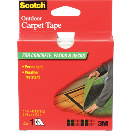 Scotch&reg; Outdoor Carpet Tape, 35 mm (1-2/5") W x 12.2 m (40') L Waymarc Industries Inc