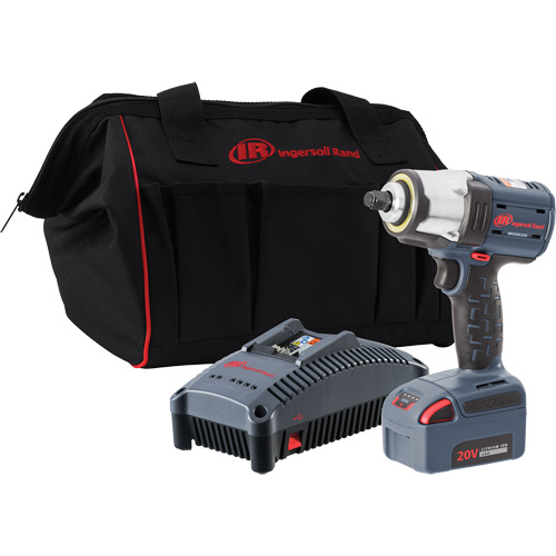 IQv20 Compact Cordless Impact Wrench Kit, 20 V, 1/2" Socket Waymarc Industries Inc