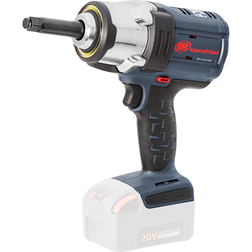 IQv20 Cordless Impact Wrench Kit with 2" Anvil Extension, 20 V, 1/2" Socket Waymarc Industries Inc