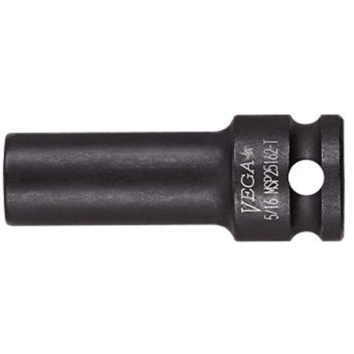 Douille &agrave; paroi mince, Chocs, 1/2", Prise 3/8", 6 pans, Profond Waymarc Industries Inc