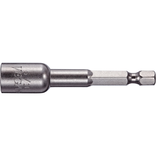 Nutsetter, 7 mm Tip, 1/4" Drive, 1-3/4" L, Magnetic Waymarc Industries Inc