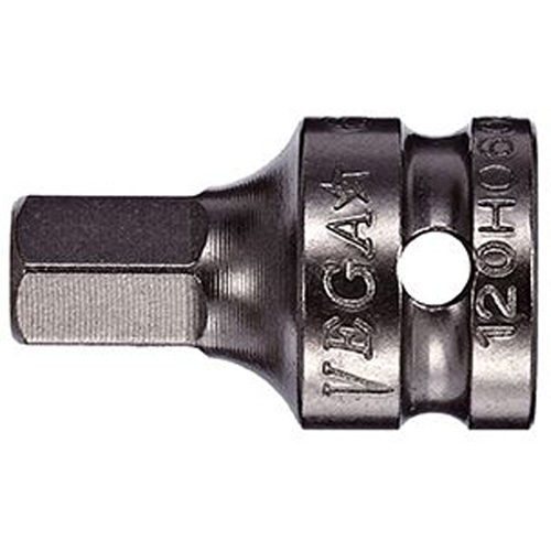 Socket Bit, Hex, 3 mm x 3/4" L, 1/4" Drive Waymarc Industries Inc