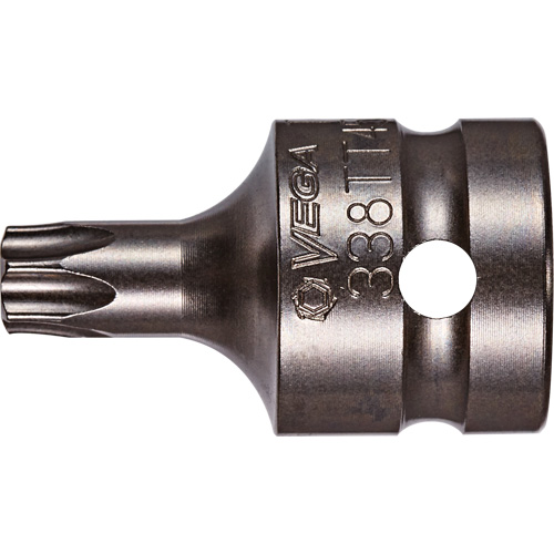 Socket Bit, Torx&reg; Tamper, 30 x 1-1/2" L, 1/2" Drive Waymarc Industries Inc