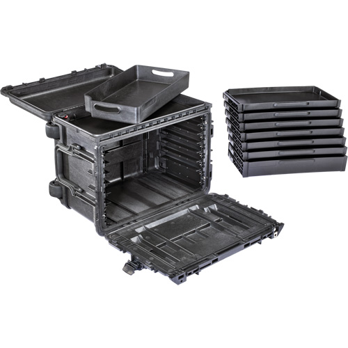 Armoire &agrave; outils mobile Gen 2, 24" la, 6 tiroirs, Noir Waymarc Industries Inc