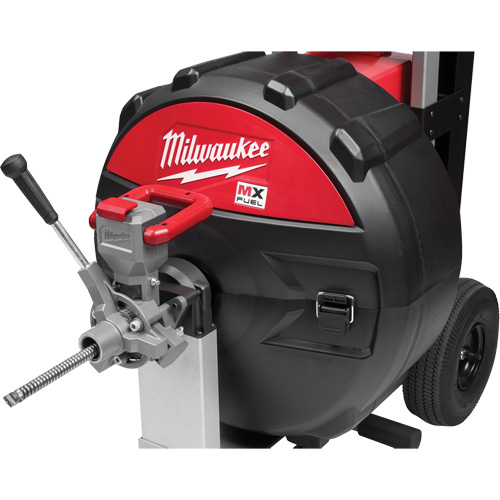 Machine &agrave; tambour d&eacute;gout MX Fuel avec PowerTredz, &eacute;lectrique, 5/8" x 100' et 3/4" x 100' Waymarc Industries Inc