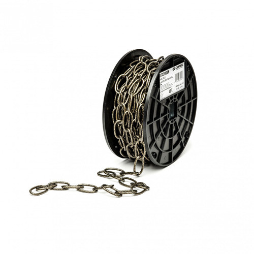Decorator Chain, Carbon Steel, #10 x 40' (12.2 m) L, 35 lbs. (0.0175 tons) Load Capacity Waymarc Industries Inc