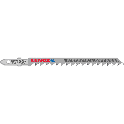 Clean Cutting Wood Jigsaw Blade, Bi-Metal, T-Shank, 4" L, 6 TPI Waymarc Industries Inc