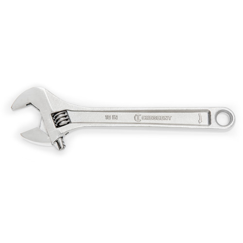 Adjustable Wrench - Boxed, 10" L, 1-5/16"/34 mm Max Width, Chrome Waymarc Industries Inc