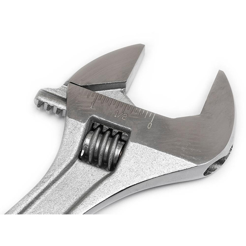 Adjustable Wrench - Boxed, 10" L, 1-5/16"/34 mm Max Width, Chrome Waymarc Industries Inc