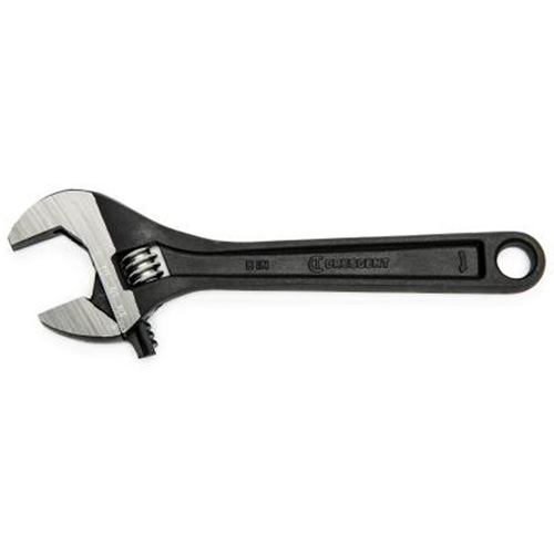 Adjustable Wrench, 6" L, 15/16" Max Width, Black Oxide Waymarc Industries Inc