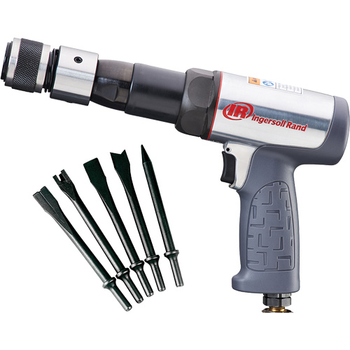 Ensemble de marteau pneumatique, 23,8 pi³/min, 1/4" NPTF, 2530 coups/min, 3/4" x 3-1/2" (19 mm x 89 mm) Waymarc Industries Inc