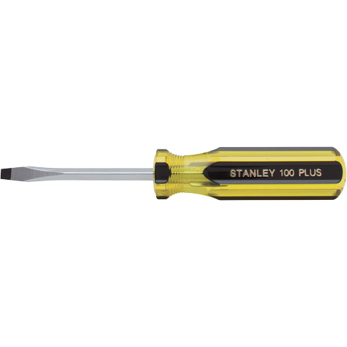 Tournevis pour &eacute;crous &agrave; fente 100 PLUS, Tige de 3/16", Ronde, Prise en Plastique Waymarc Industries Inc