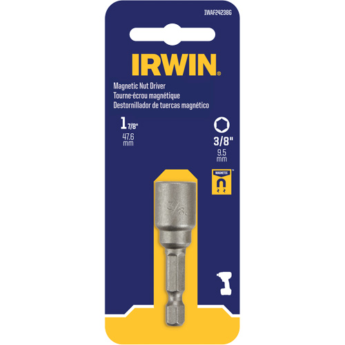 Tourne-&eacute;crou, Embout 3/8", Prise 1/4", 1-7/8" lo, Magn&eacute;tique Waymarc Industries Inc