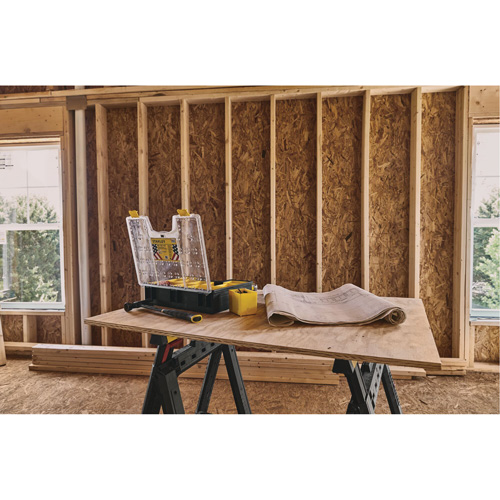 Organisateur profond pour professionnel, 17-1/2" la x 4-1/2" p x 14" h, Noir/Jaune Waymarc Industries Inc