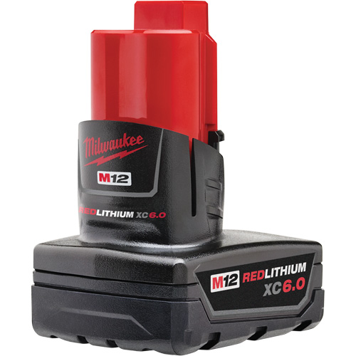 Bloc-piles M12 Redlithium XC 6.0, Lithium-ion, 12 V, 6 Ah Waymarc Industries Inc