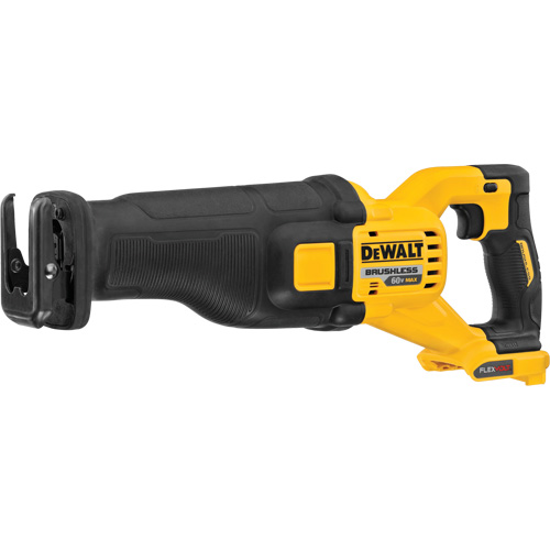 FlexVolt&reg; Max Brushless Reciprocating Saw (Tool Only), 60 V, Lithium-Ion Battery, 0-3000 SPM Waymarc Industries Inc
