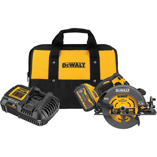 FlexVolt&reg; Max Brushless Circular Saw with Electric Brake Kit, 7-1/4", 60 V Waymarc Industries Inc