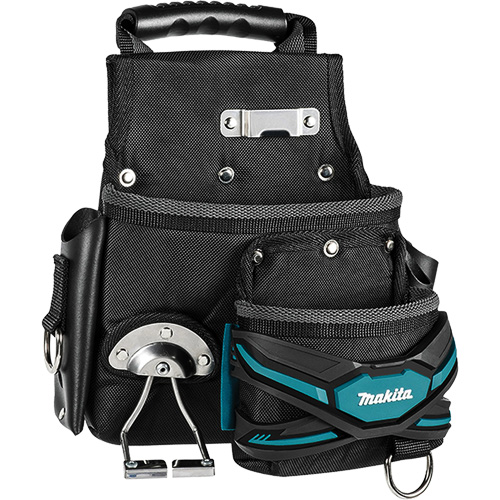 Pochette tout usage pour couvreur TH3, Porte-outil multiple, Cuir/Polyester/Polypropyl&egrave;ne, 2 Poches Waymarc Industries Inc