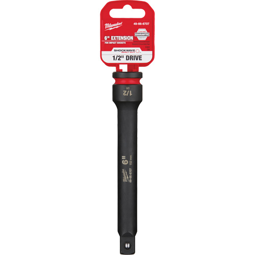 Rallonge pour douille Shockwave Impact Duty, Chocs, Prise 1/2", 6" lo Waymarc Industries Inc