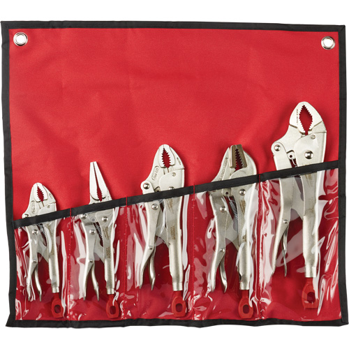 Torque Lock Locking Pliers Kit, 5 Pieces Waymarc Industries Inc