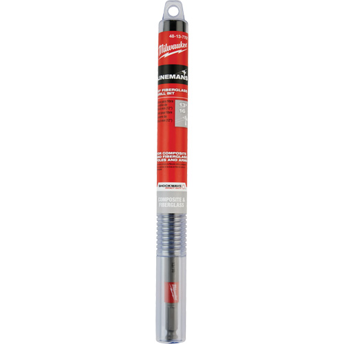 Shockwave Impact Duty Lineman's Fiberglass Drill Bit, 13/16", Carbide Waymarc Industries Inc