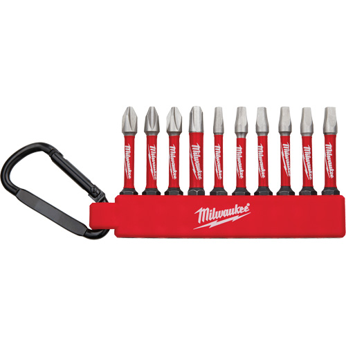 Jeu dembouts Phillips et carr&eacute;s pour tournevis &agrave; chocs Shockwave Waymarc Industries Inc