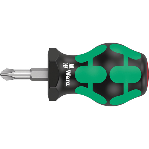Tournevis de s&eacute;rie courte 350 Phillips, #2, 3-1/8" l, Prise Coussin&eacute;e Waymarc Industries Inc