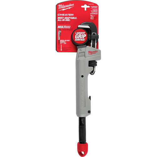 Cl&eacute; &agrave; tuyau adaptable Cheater, Cap des m&acirc;choires 2-1/2", Longueur 18"/11"/24" Waymarc Industries Inc