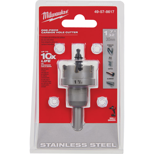Scies-cloches au carbure monobloc, 1-7/32", Profondeur de la coupe de 3/16" Waymarc Industries Inc