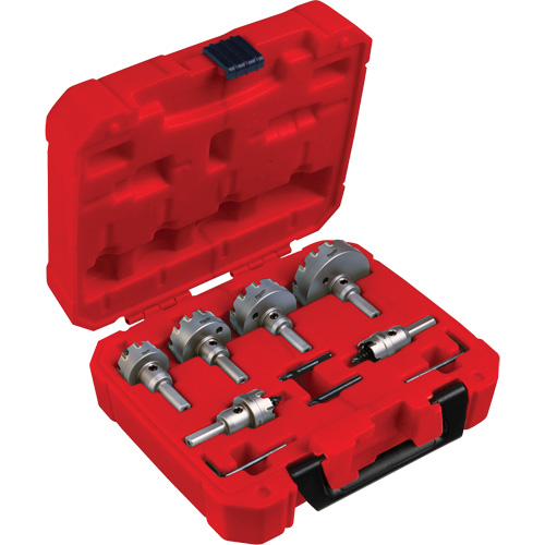 One-Piece Carbide Hole Cutter Set, 8 Pieces, Carbide Waymarc Industries Inc