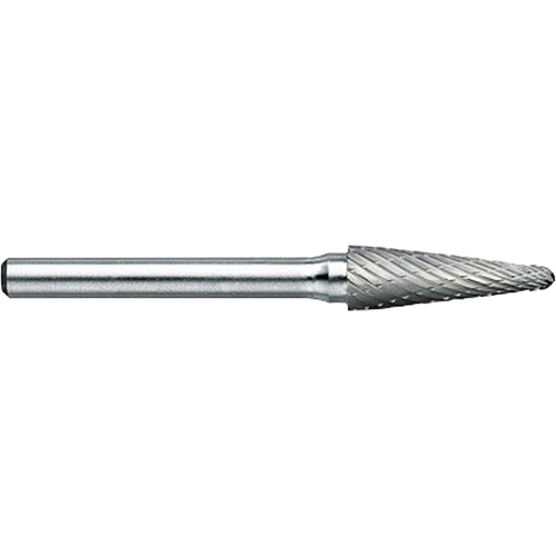 DRILLCO Magnum Double Cut Solid Carbide Burr, SL-3, 3/8" Dia., 1/4" Shank, 1-1/16" Depth of Cut Waymarc Industries Inc
