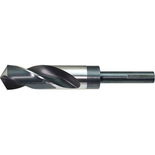 Foret &agrave; queue r&eacute;duite et &agrave; 3 m&eacute;plats S&D DRILLCO, 9/16", Acier rapide, Cannelure 3", Pointe de 118° Waymarc Industries Inc