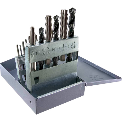 Jeu de tarauds & forets UNC DRILLCO, 18 morcea Waymarc Industries Inc