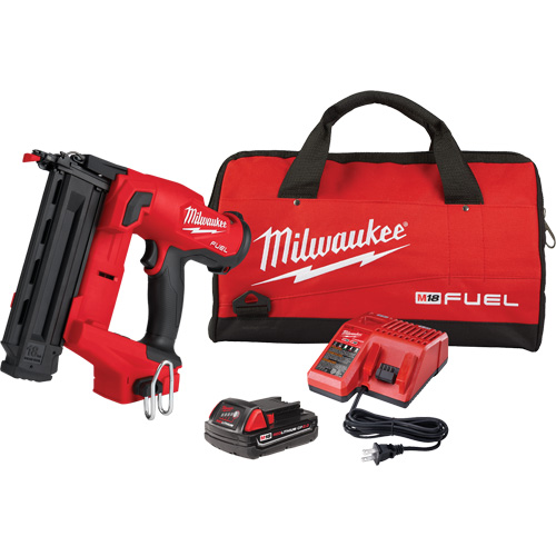 M18 Fuel 18 Gauge Brad Nailer Kit, 18 V, Lithium-Ion Waymarc Industries Inc