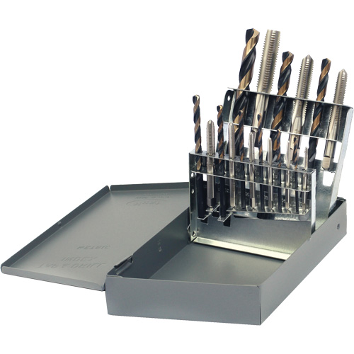 Jeu de tarauds & forets DRILLCO, 18 morcea Waymarc Industries Inc