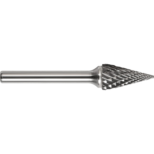 DRILLCO Single Cut Pointed Cone Burr, SM-42L2 Waymarc Industries Inc