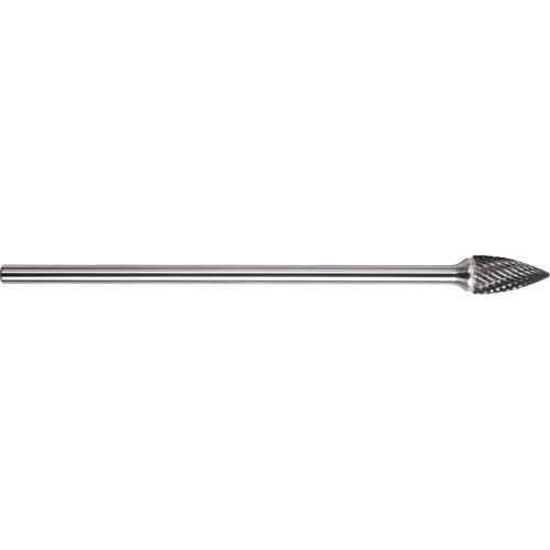 DRILLCO Single Cut Flame Shaped Burr, SG-1L6 Waymarc Industries Inc