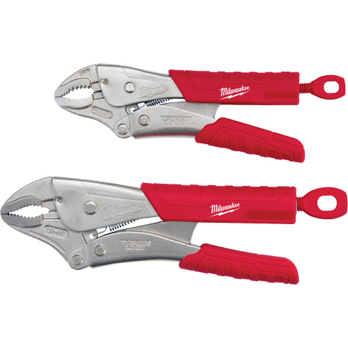 Jeu de pinces-&eacute;taux &agrave; m&acirc;choires courb&eacute;es Torque Lock, 2 Morceaux Waymarc Industries Inc