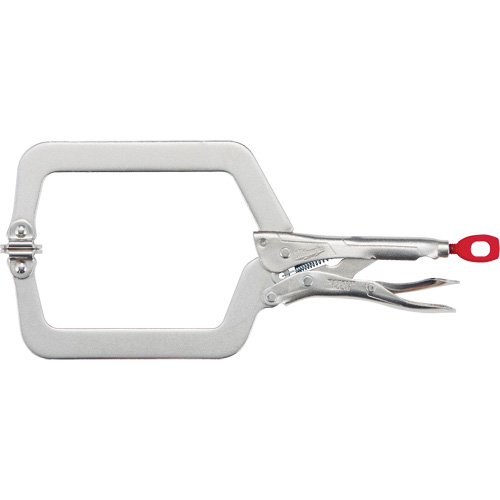 Pince-&eacute;tau en C &agrave; m&acirc;choires pivotantes Torque Lock, Longueur 9", Pinces serre-joints Waymarc Industries Inc