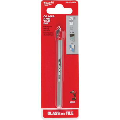 Glass & Tile Bit, 3/8", Carbide Waymarc Industries Inc