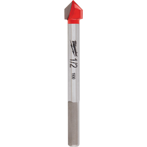 Jeu de forets pour verre et carreaux, 4 morceaux, Carbure Waymarc Industries Inc