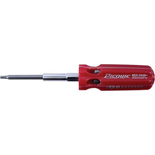 Tournevis multi-embouts m&eacute;triques Hex-Calibre, Prise Plastique Waymarc Industries Inc